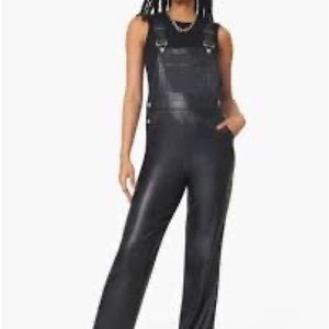 We Wore What Leather jumpsuit